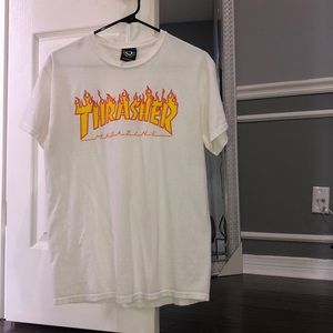 white thrasher shirt